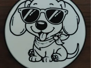 Cool Dachshund Coaster