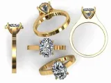 oval blue diamond ring-2