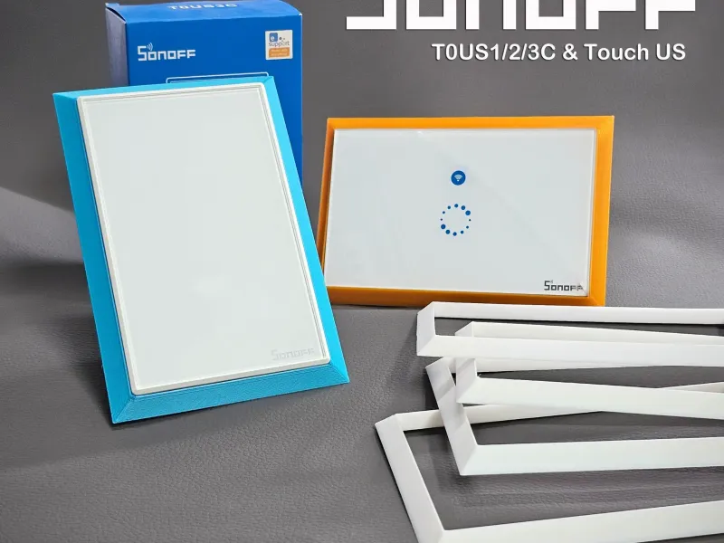Cadres de finition pour interrupteurs tactiles Sonoff