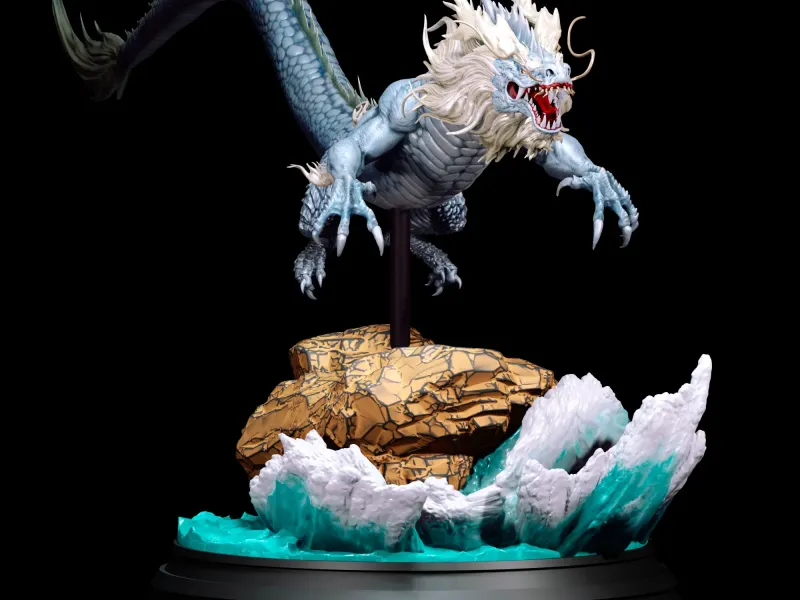 DRAAK CHINEES - ZEEDRAAK 3D PRINTBAAR