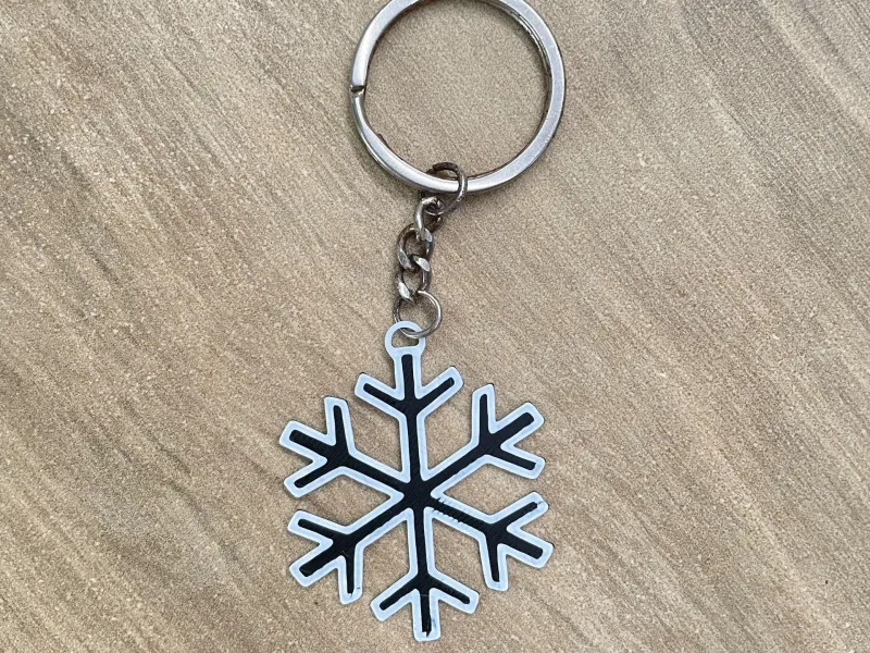 Llavero Copo de nieve