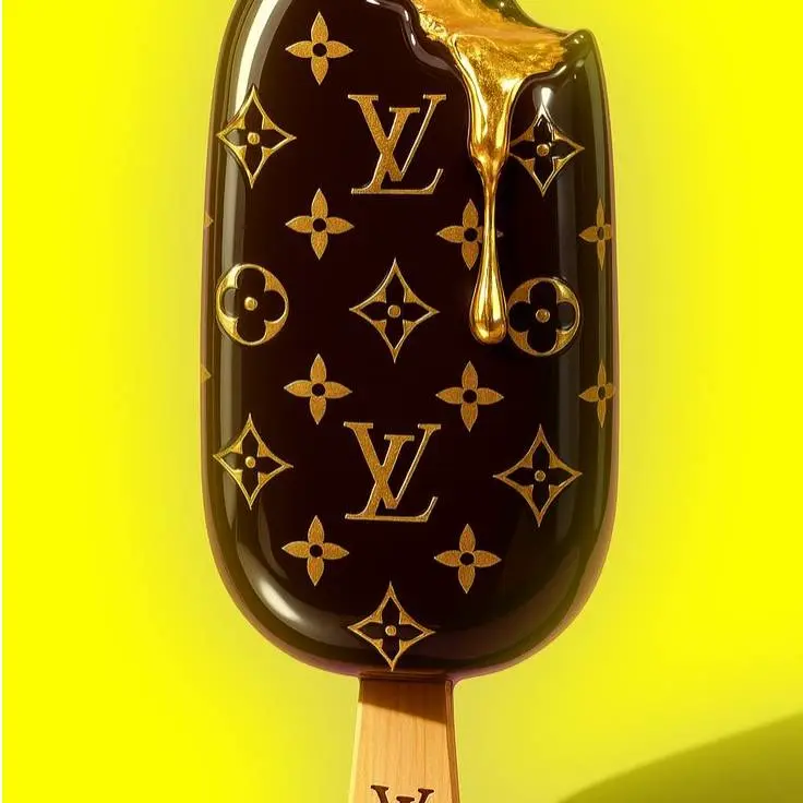 Luxury Ice Cream Sculpture STL – Modern Dessert Art Statue –