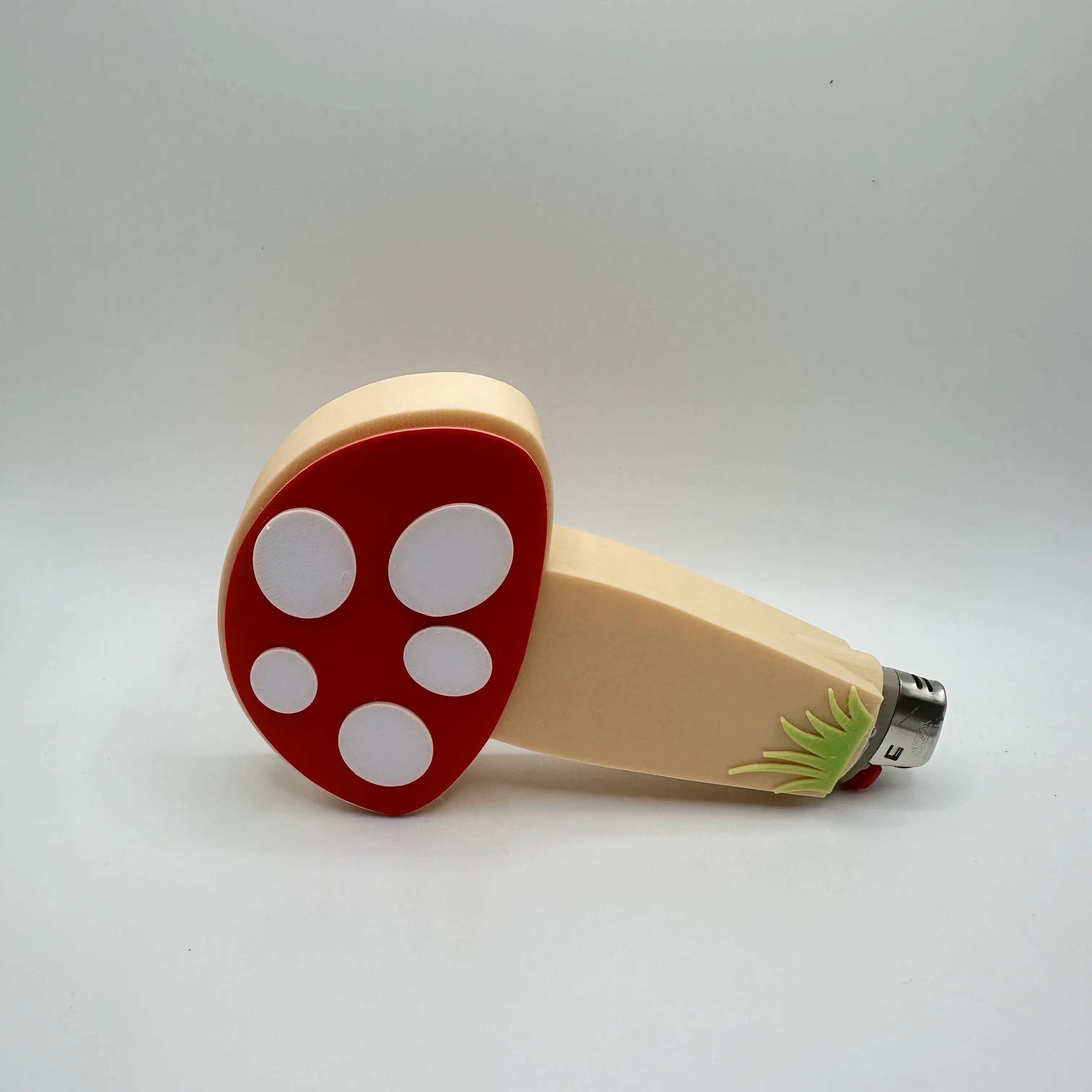 Mushroom lighter case 3D models download Creality Cloud