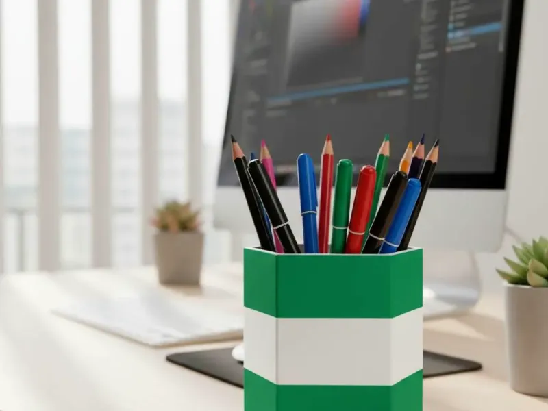 Lapicero Bandera de Nigeria - pencil holder