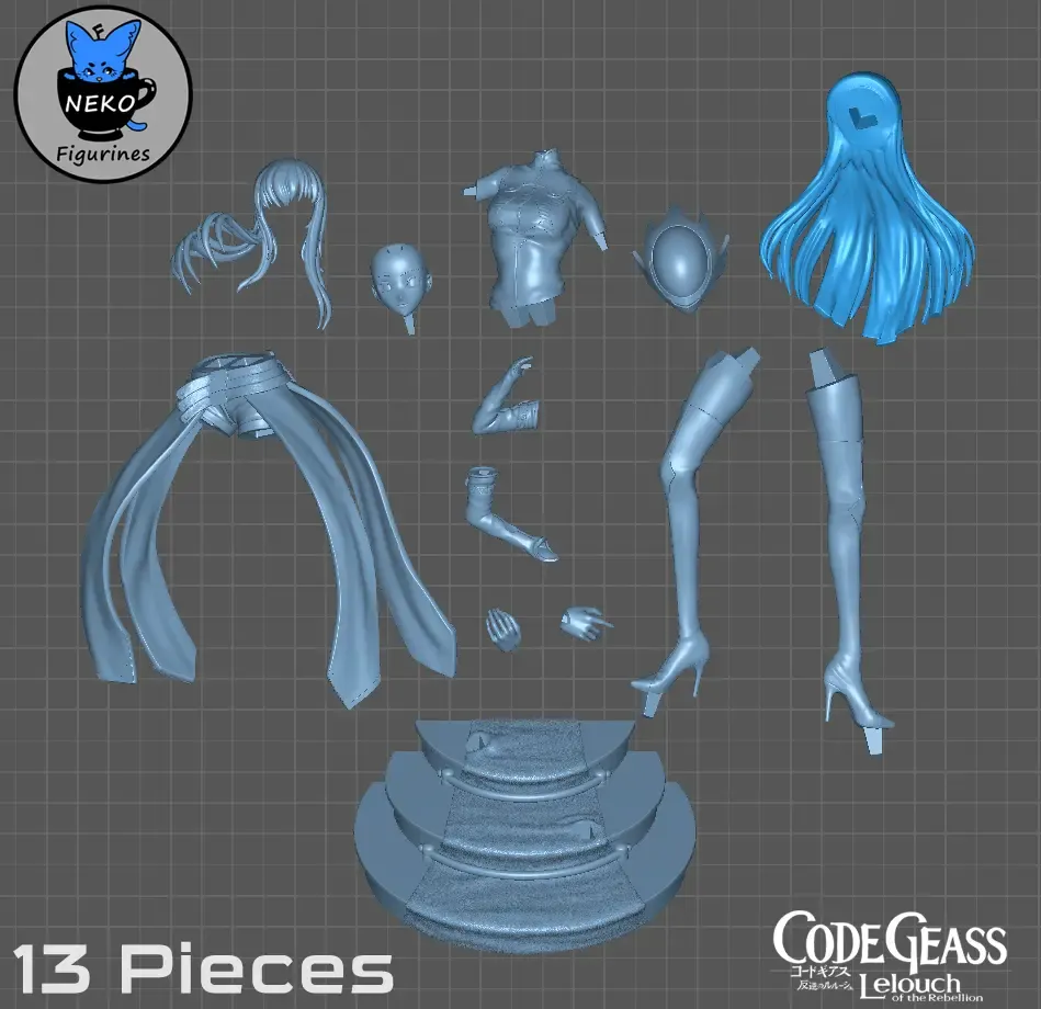 CC - CodeGeass Anime Figurine for 3D Printing