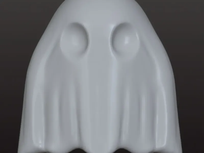 Light up ghost candle holder