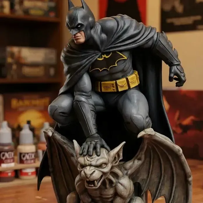 batman sobre gargola