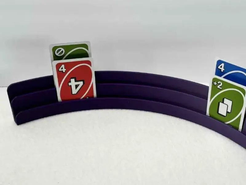 Large double tier playing card holder