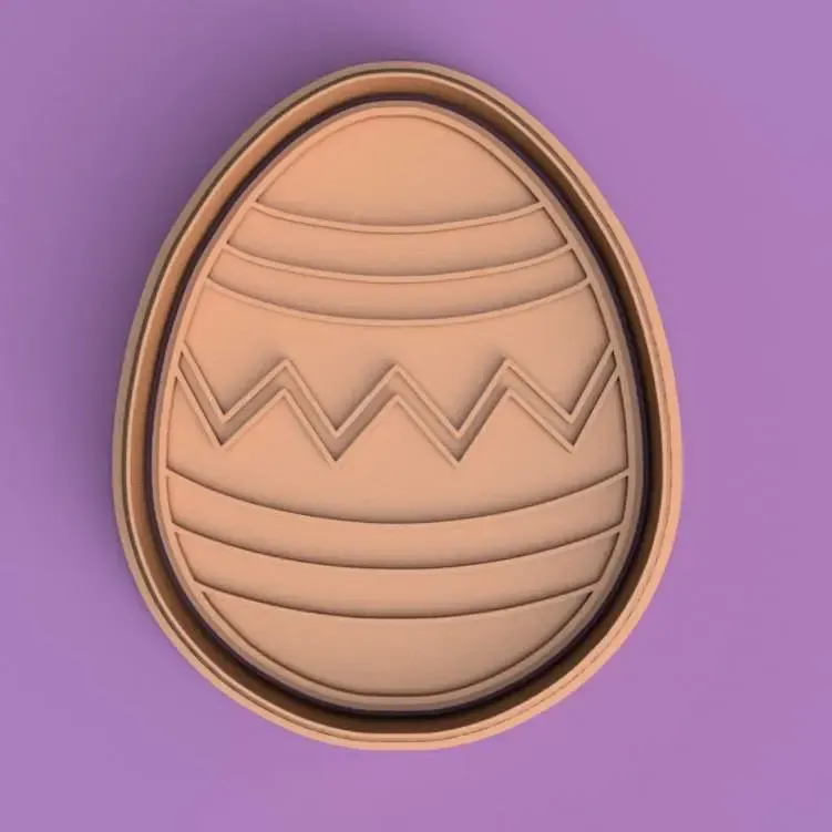easter egg cutter + stamp