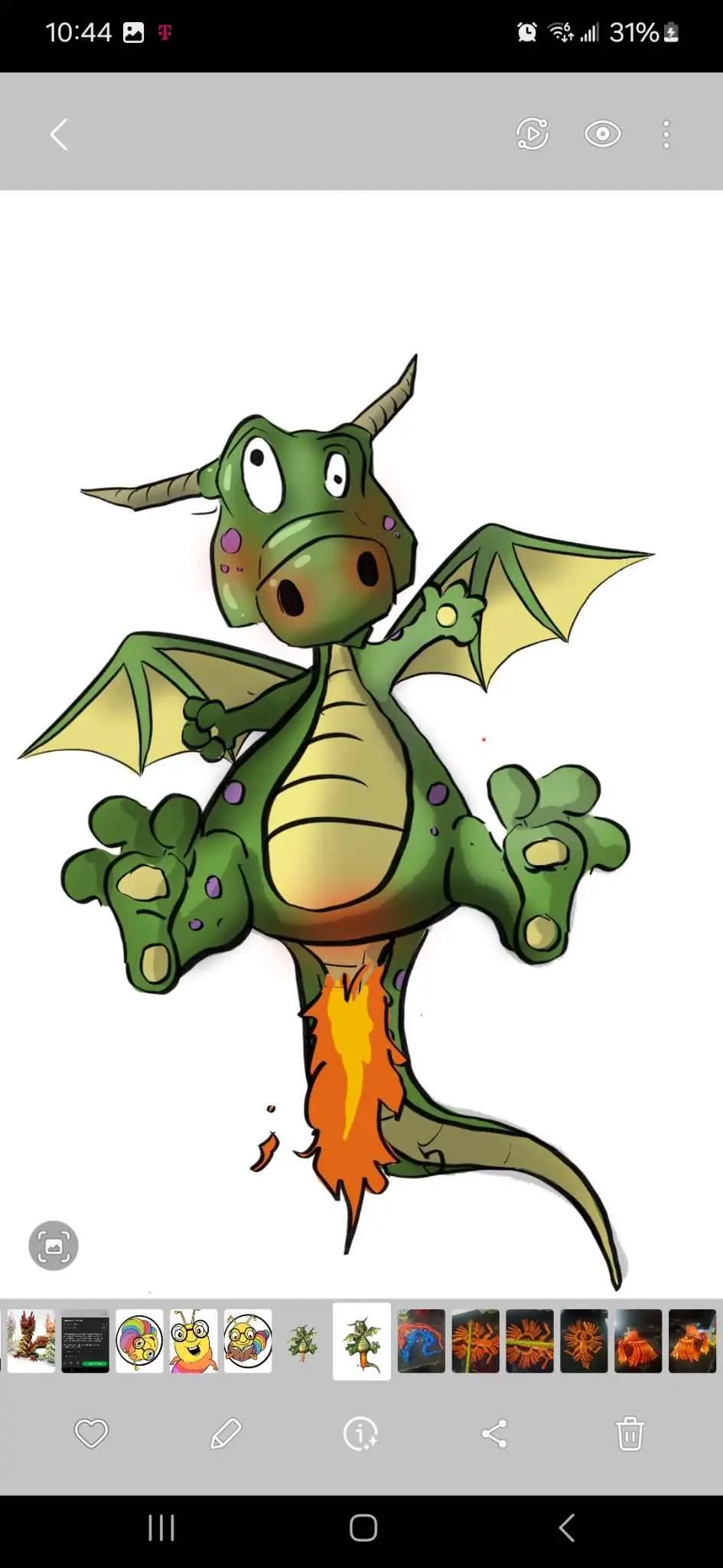 Toots le dragon péteur de feu