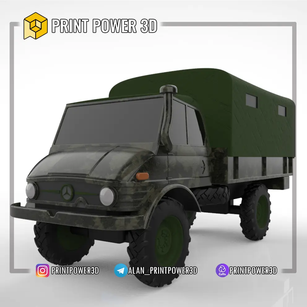 MERCEDES UNIMOG 416 PRINTABLE TRUCK