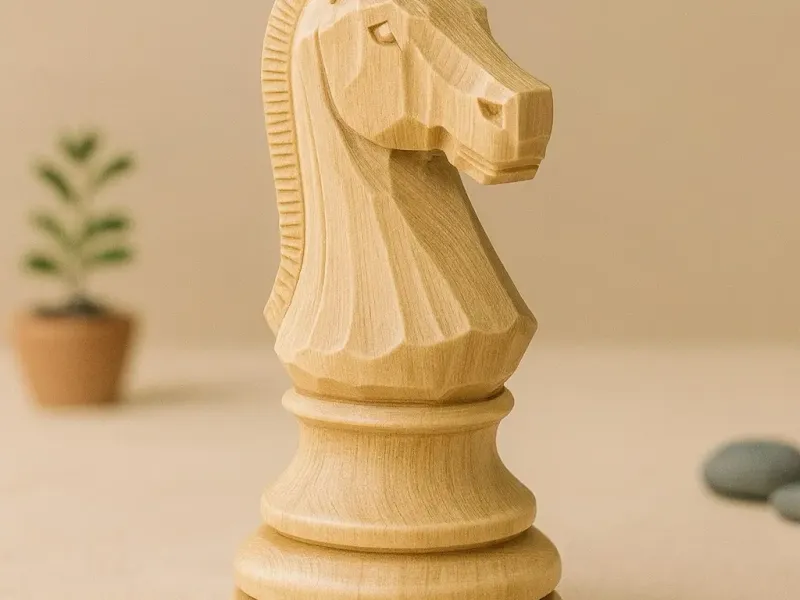 Chess Hand Carved Knight