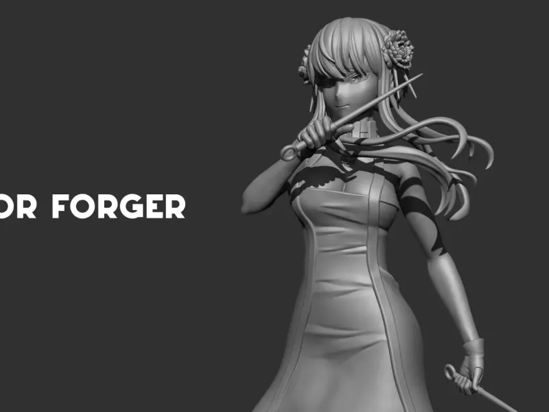 Yor Forger - Modello di stampa 3D della famiglia Spy x