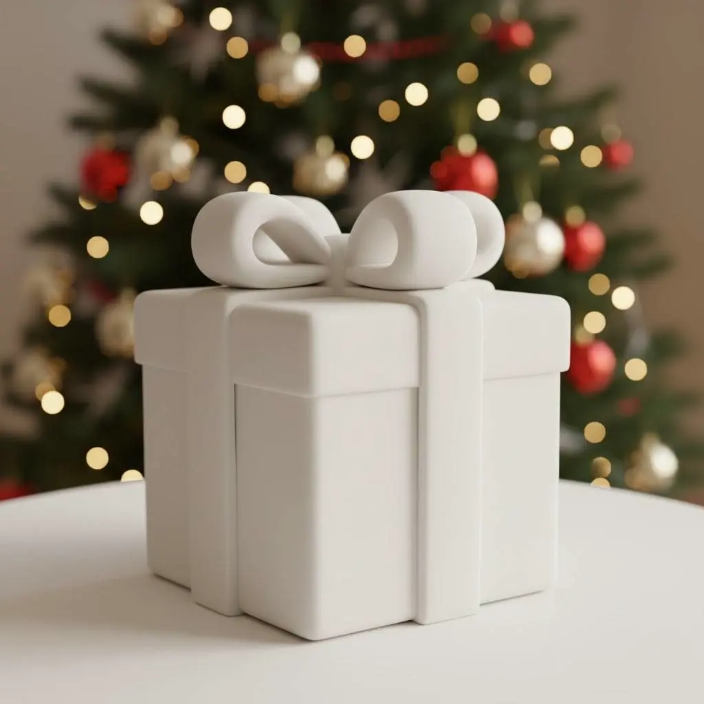 Decorative Gift Figure: Simple and Essential Xmas Ornament