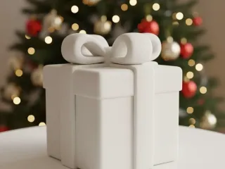 Decorative Gift Figure: Simple and Essential Xmas Ornament