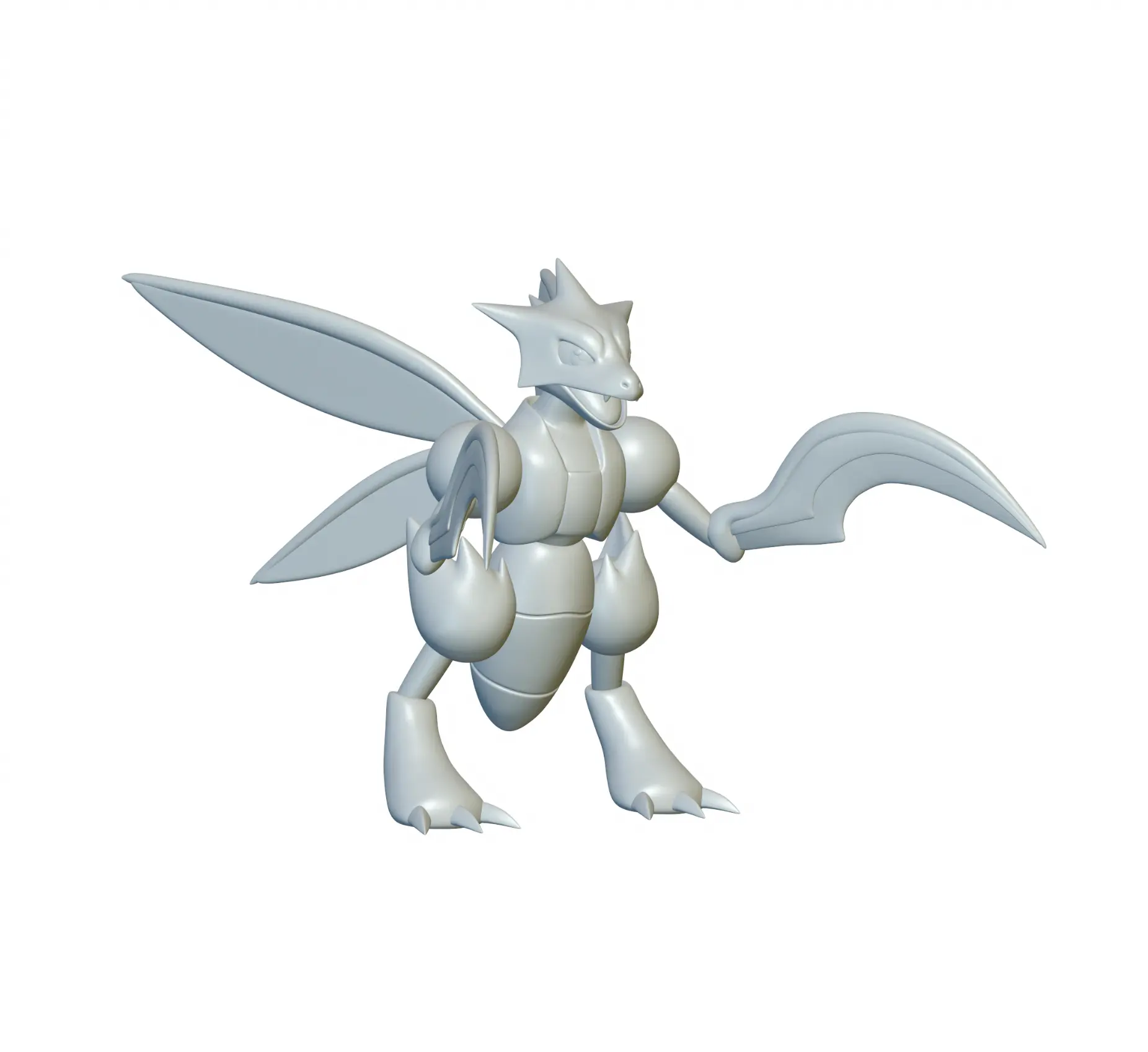 Pokemon Scyther #123 - Bereit für den 3D-Druck!