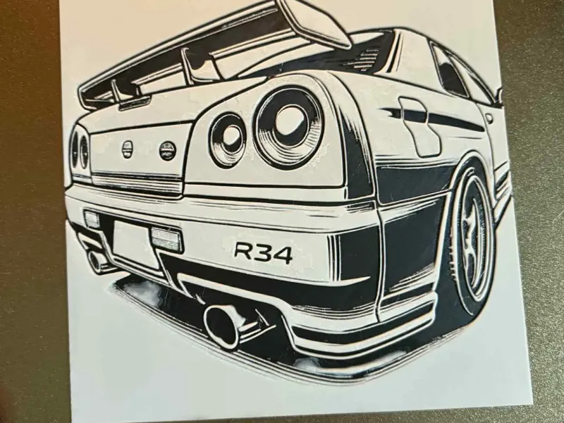 R34 Skyline Art
