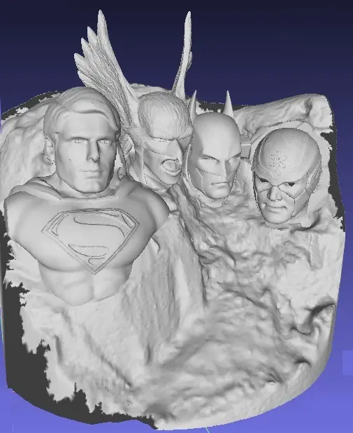 Liga de la Justicia 2 Mt Rushmore