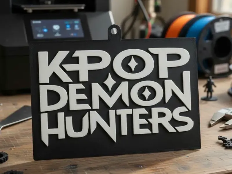 Llavero Kpop Demon Hunter Logo