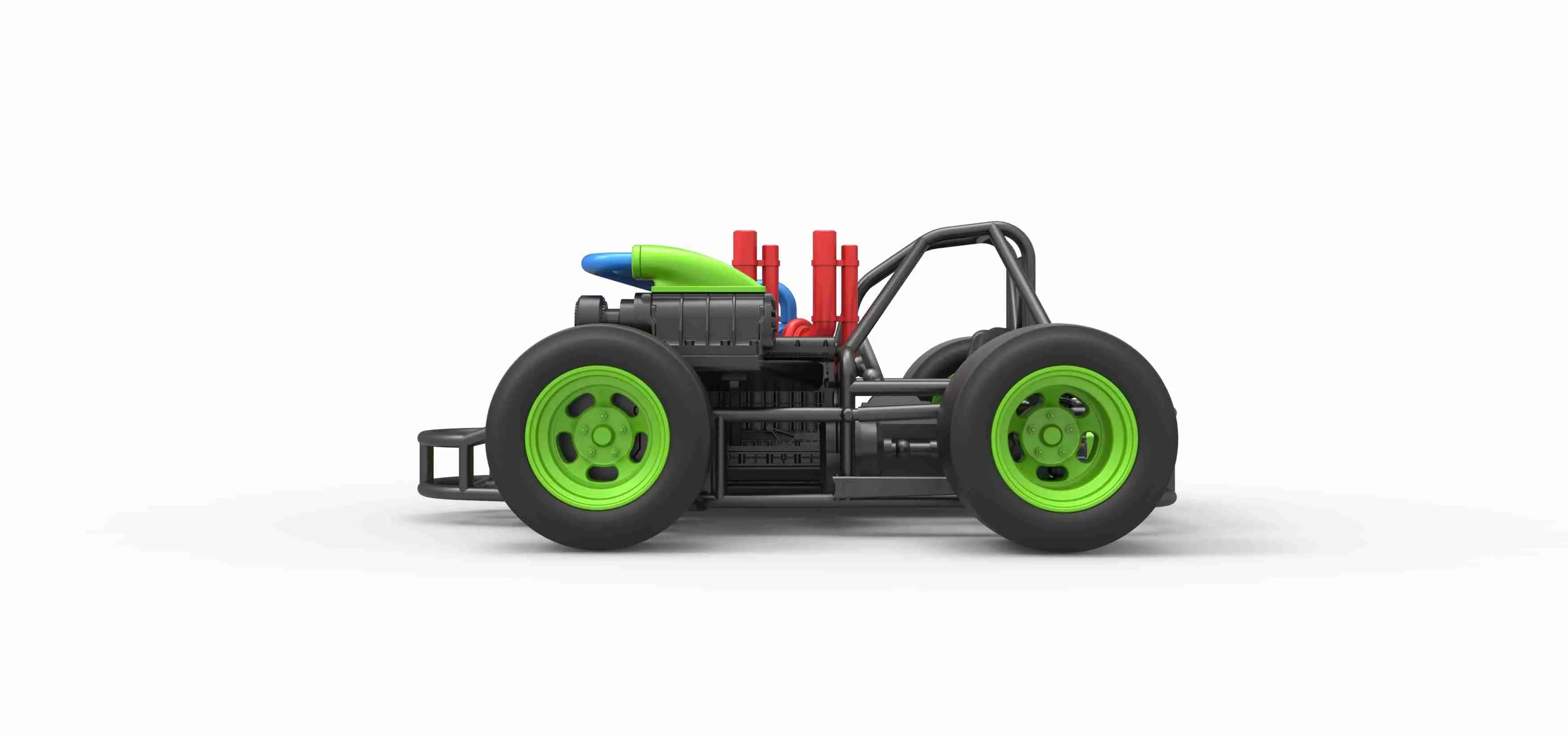 Concept crazy kart Scale 1:25