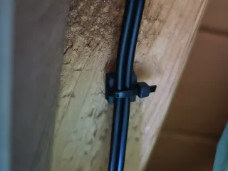 Cable manager for zip ties