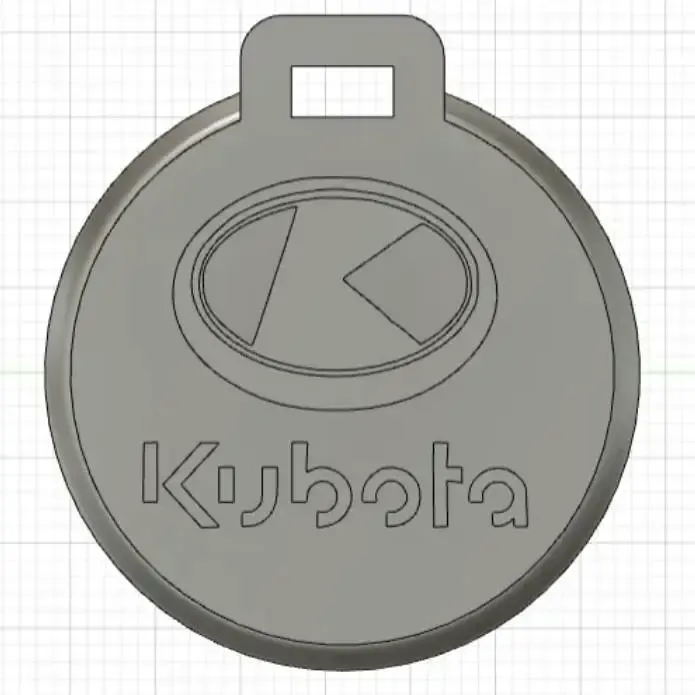 Pendentif porte clé Kubota / Kubota Key ring ornement