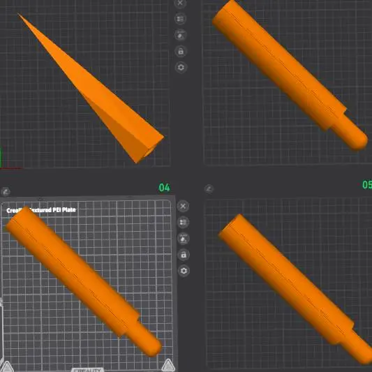 100% 3D printed full size spear