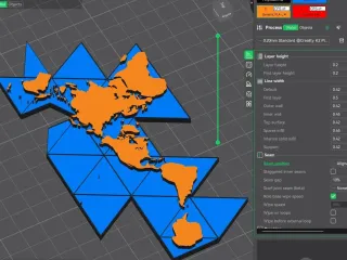 Dymaxion World Map