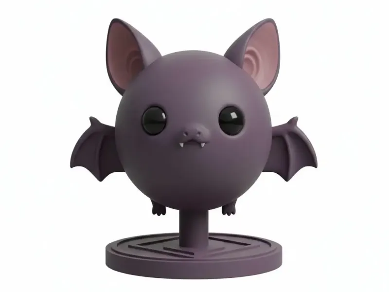 🦇 Moonbit – 愛らしい夜のこうもりコンパニオン