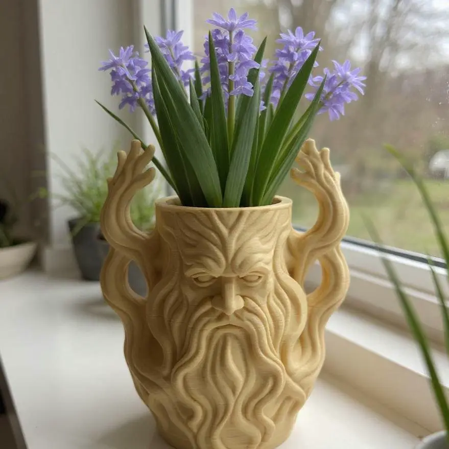Druid Roots" – Enchanted Tree Spirit Vase