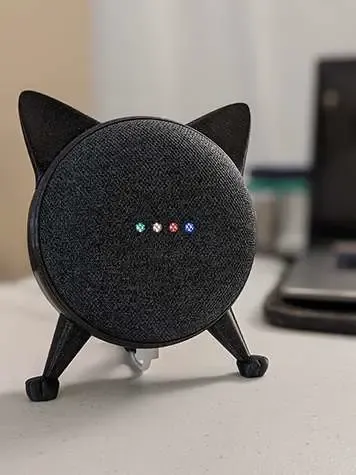 Soporte Google Nest Mini para gatos 