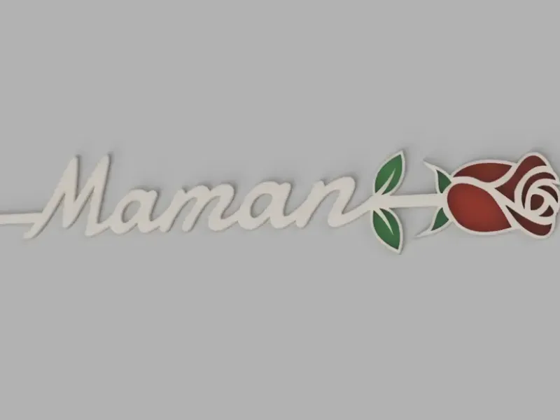 Cadeau maman rose