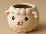 Sheep pot planter - Maceta oveja-2