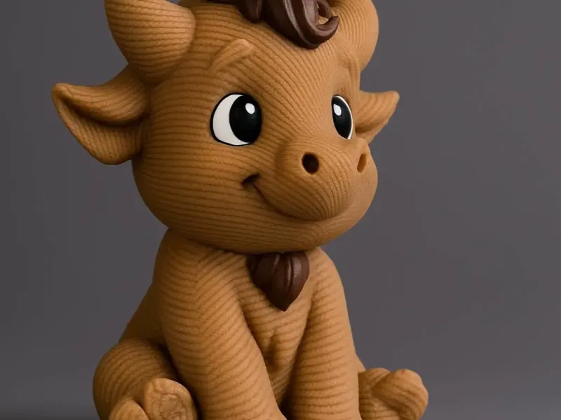 Knitted Minotaur - Cute Creature - Greek mythology