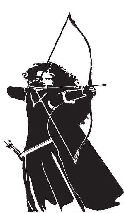 Brave Prinzessin Merida Schablone
