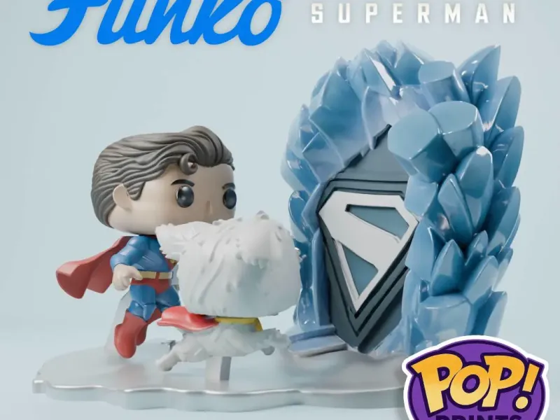 Superman & Krypto Diorama Funko Pop