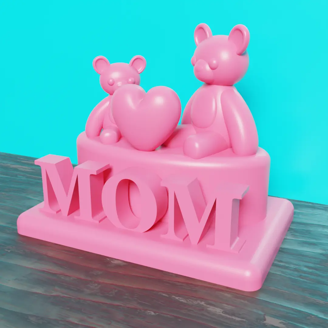 mom love decor with teddy bears