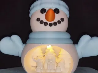 LIGHT-UP SNOWMAN