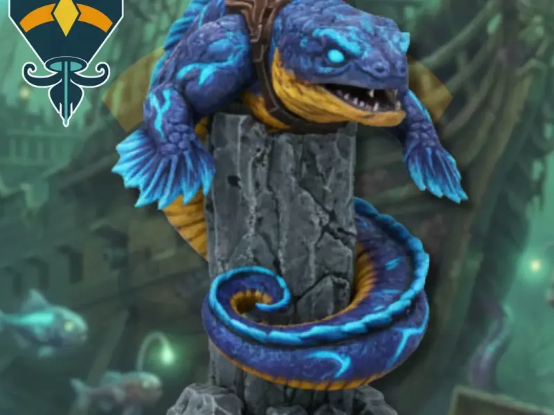 Shock Eel Mount