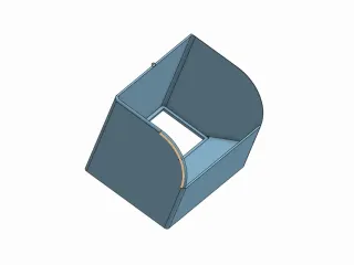 2 Piece Poop Chute - Collector + Chute - Complete