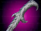 Elderflame Dagger Cosplay Valorant - STL File-1