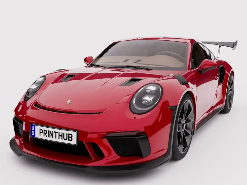 طراز بورش 911 بورش 911 3D طبعة ثلاثي الأبعاد