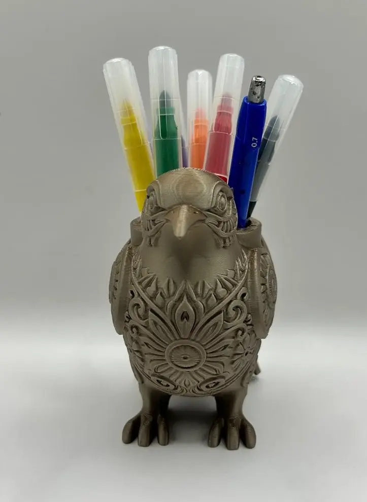 Bird Flower & Pencil Holder