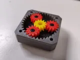 WORKING - Planetary GearBox, no bearings - JUST PRINT!-2