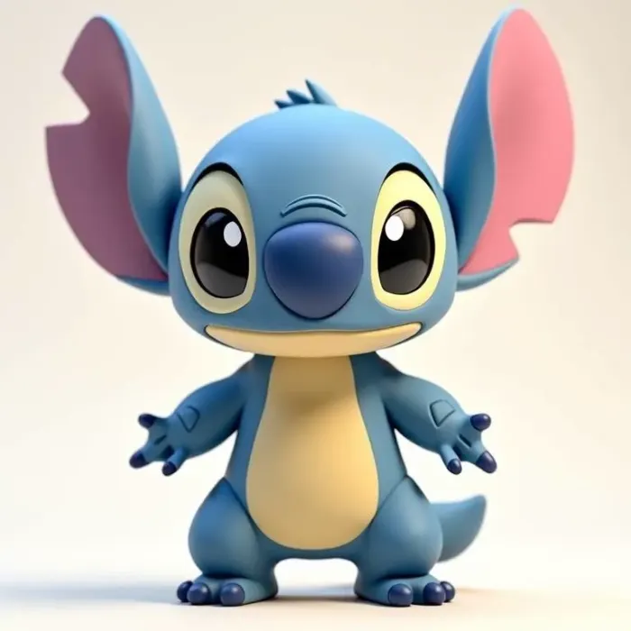 Stitch Fan Figure - Miniatures - PLA - 3D printed product - фото 4