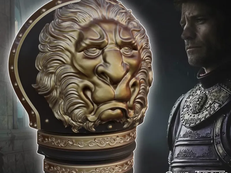 Fantasy Jaime Lannister Lion Shoulder armor Game of Thrones