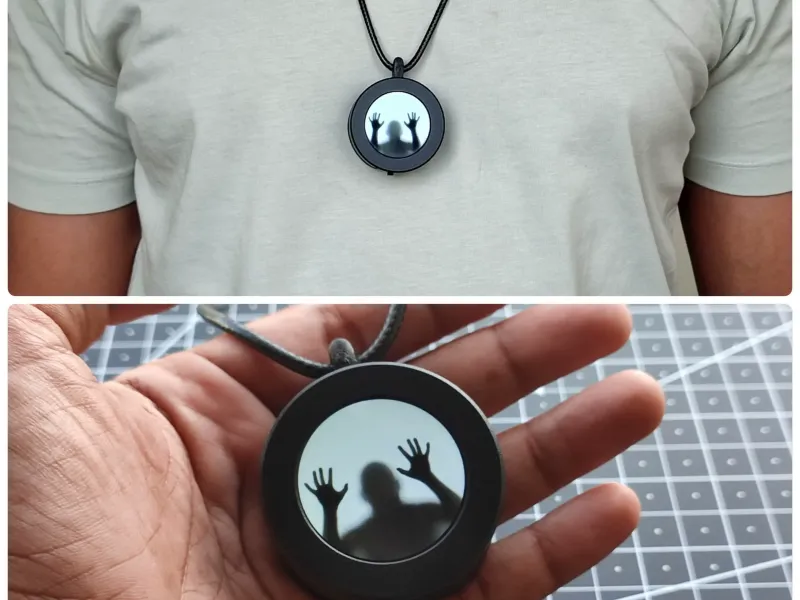 SoulCage - the Digital Trapped Soul Pendant