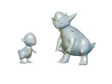 Pokemon Cranidos & Rampardos (#408 & #409) - 3D Printing!-0