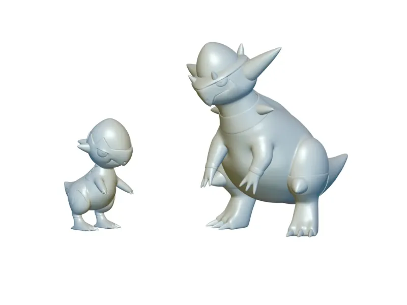 Pokemon Cranidos &amp; Rampardos (#408 &amp; #409) - 3D Printing!