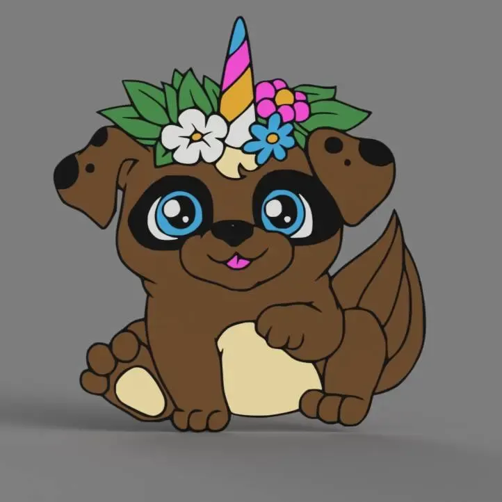 Unicorn Puppy Wall Art